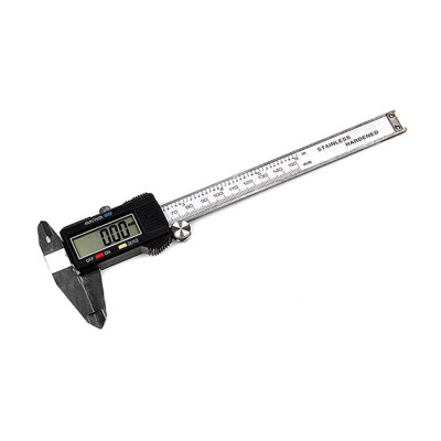 Електронний цифровий штангенциркуль мікрометр з LCD дисплеєм 150мм Digital Caliper В кейсі Чорний Електронний цифровий штангенциркуль мікрометр з LCD дисплеєм 150мм Digital Caliper В кейсі Чорний