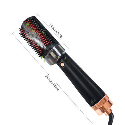 Фен щетка Hair Steam Brush 3в1 Электрическая расческа для укладки и выпрямления утюжок плойка стайлер Фен щетка Hair Steam Brush 3в1 Электрическая расческа для укладки и выпрямления утюжок плойка стайлер