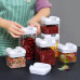 Набор герметичных контейнеров Food storage 7 шт пластиковые Органайзер для хранения сыпучих продуктов и круп Набор герметичных контейнеров Food storage 7 шт пластиковые Органайзер для хранения сыпучих продуктов и круп