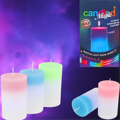 Воскова свічка з підсвічуванням світлодіодна хамелеон Candled Magic LED міняюча колір магічна декоративна Воскова свічка з підсвічуванням світлодіодна хамелеон Candled Magic LED міняюча колір магічна декоративна