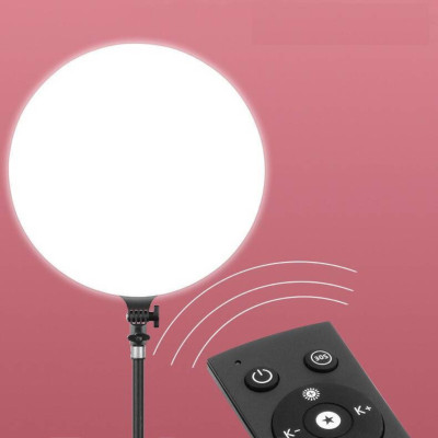 Кругла світлодіодна лампа 32 см Fill Light Circular M666 з пультом LED відеосвітло для фото та відеозйомки Кругла світлодіодна лампа 32 см Fill Light Circular M666 з пультом LED відеосвітло для фото та відеозйомки