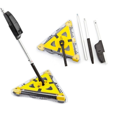Электровеник Twister Sweeper электрощетка Ручной электрический турбовеник Твистер Свипер Желтый треугольный Электровеник Twister Sweeper электрощетка Ручной электрический турбовеник Твистер Свипер Желтый треугольный
