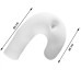 Подушка ортопедическая на одну сторону Side Sleeper Pro White Подушки подковы для шеи и для сна на боку Подушка ортопедическая на одну сторону Side Sleeper Pro White Подушки подковы для шеи и для сна на боку