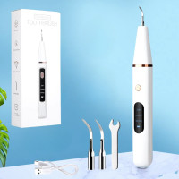 Аккумуляторный скалер для ухода за полостью рта и удаления зубного камня ультразвуковой с 2 насадками Аккумуляторный скалер для ухода за полостью рта и удаления зубного камня ультразвуковой с 2 насадками