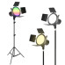 Светодиодный RGB прожектор JSL-216 с пультом и штативом 2м LED лампа видеосвет для студийной съёмки Светодиодный RGB прожектор JSL-216 с пультом и штативом 2м LED лампа видеосвет для студийной съёмки