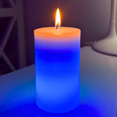 Воскова свічка з підсвічуванням світлодіодна хамелеон Candled Magic LED міняюча колір магічна декоративна Воскова свічка з підсвічуванням світлодіодна хамелеон Candled Magic LED міняюча колір магічна декоративна