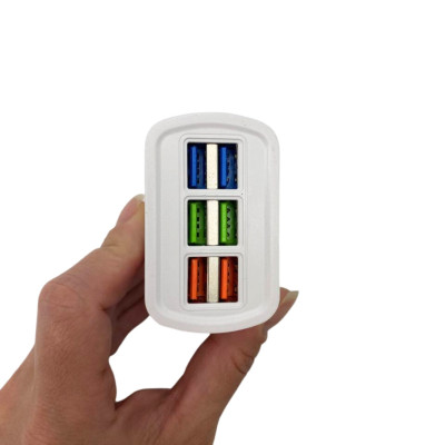 Блок питания на 6 USB порта FAST CHARGER 3.1А 5G с функцией быстрой зарядки Блок питания на 6 USB порта FAST CHARGER 3.1А 5G с функцией быстрой зарядки