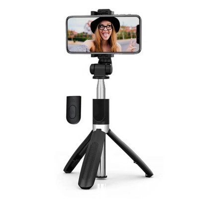 Селфі палиця штатив Selfie Stick L01 телескопічний портативний з пультом Bluetooth Селфі палиця штатив Selfie Stick L01 телескопічний портативний з пультом Bluetooth