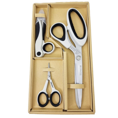 Набор ножниц профессиональных закройных TITANIUM Ножницы портновские Golden Phoenix для кройки Набор ножниц профессиональных закройных TITANIUM Ножницы портновские Golden Phoenix для кройки