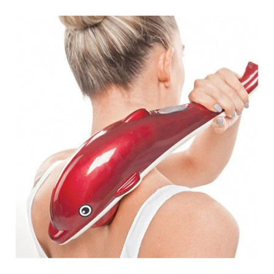 Ручной инфракрасный массажер Дельфин электрический вибромассажер Dolphin для всего тела большой Ручной инфракрасный массажер Дельфин электрический вибромассажер Dolphin для всего тела большой