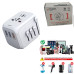 Универсальный сетевой USB адаптер для путешествий и дома Travel Adapter переходник для розеток Белый Универсальный сетевой USB адаптер для путешествий и дома Travel Adapter переходник для розеток Белый