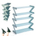 Органайзер полка для обуви компактный стойка складная Shoe Rack YH 8802 5 хранение вещей и обуви