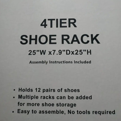 Органайзер полиця для взуття стелаж shoe rack складана стійка підставка чорна шафа для взуття Органайзер полиця для взуття стелаж shoe rack складана стійка підставка чорна шафа для взуття