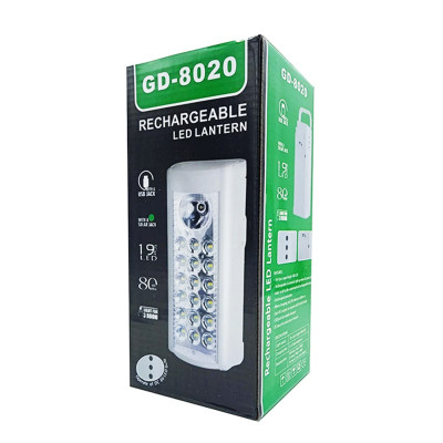 Ручний акумуляторний ліхтар GD 8020 світлодіодний переносний з USB зарядкою для телефону Power bank Ручний акумуляторний ліхтар GD 8020 світлодіодний переносний з USB зарядкою для телефону Power bank