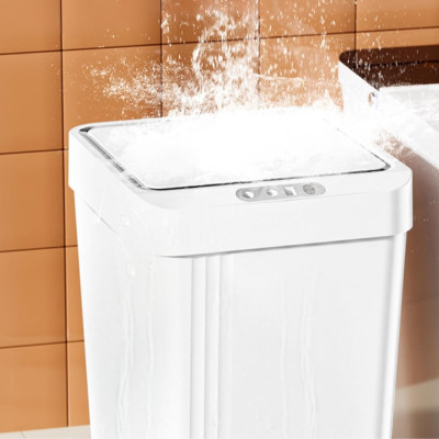 Відро для сміття з автоматичним датчиком руху 13л Smart Trash Barrel сенсорне з кришкою Відро для сміття з автоматичним датчиком руху 13л Smart Trash Barrel сенсорне з кришкою