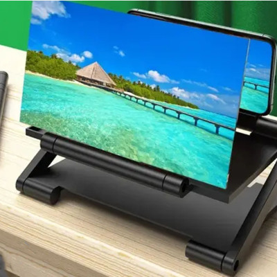 3D збільшувач екрану телефону 3Д скло підставка складна для мобільного 3D лупа чорна 3D збільшувач екрану телефону 3Д скло підставка складна для мобільного 3D лупа чорна