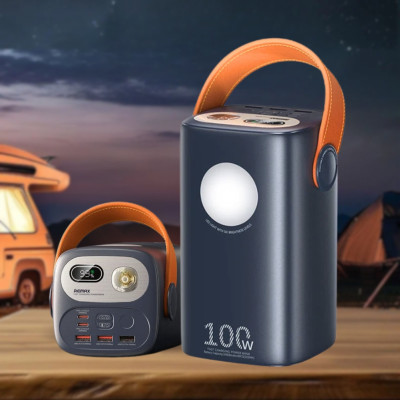 Повербанк REMAX RPP-100 зі швидкою зарядкою та ліхтариком 60000 mAh універсальний зарядний пристрій 100W Power bank USB Type-C Повербанк REMAX RPP-100 зі швидкою зарядкою та ліхтариком 60000 mAh універсальний зарядний пристрій 100W Power bank USB Type-C