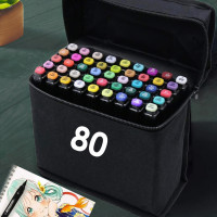 Скетч маркеры SKETCHMARKER 80 цветов Набор двусторонних маркеров на спиртовой основе для архитектора Скетч маркеры SKETCHMARKER 80 цветов Набор двусторонних маркеров на спиртовой основе для архитектора