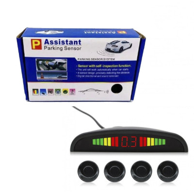 Парктроник парковочный радар на 4 датчика Assistant Parking Sensor PS-201 Парковочные системы Парктроник парковочный радар на 4 датчика Assistant Parking Sensor PS-201 Парковочные системы