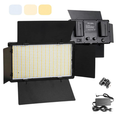 Прямоугольная LED лампа U600 PRO 21х12см портативный светодиодный видеосвет