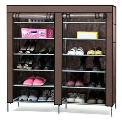 Тканевый шкаф складная полка для хранения обуви органайзер Shoe Cabinet каркасный стеллаж в прихожую Тканевый шкаф складная полка для хранения обуви органайзер Shoe Cabinet каркасный стеллаж в прихожую