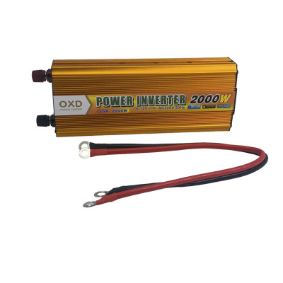 Инвертор преобразователь напряжения от аккумулятора Power Inverter 2000 W автомобильный 12V-220V Инвертор преобразователь напряжения от аккумулятора Power Inverter 2000 W автомобильный 12V-220V