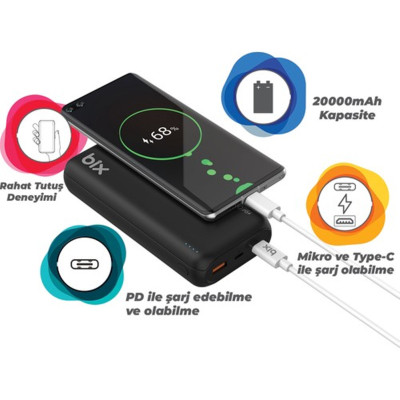 Повербанк PB20 QPD 20000 mAh Power bank портативное зарядное устройство для телефона быстрая зарядка Повербанк PB20 QPD 20000 mAh Power bank портативное зарядное устройство для телефона быстрая зарядка