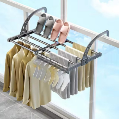 Сушарка для білизни розсувна на радіатор Folding Clothes Hanger 3270В Подвійна сушка для одягу взуття на балкон Сушарка для білизни розсувна на радіатор Folding Clothes Hanger 3270В Подвійна сушка для одягу взуття на балкон
