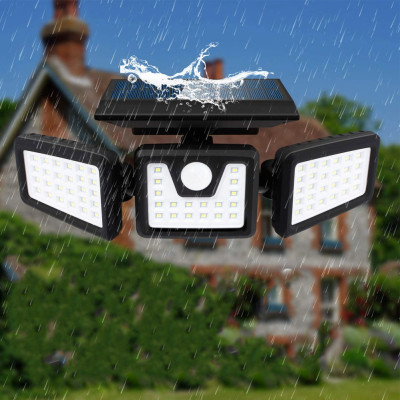 Уличный прожектор Split solar wall lamp NF 1725 Фонарь с датчиком движения и солнечной панелью