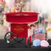Електричний апарат для виробництва цукрової вати Cotton Candy Maker Червоний Електричний апарат для виробництва цукрової вати Cotton Candy Maker Червоний