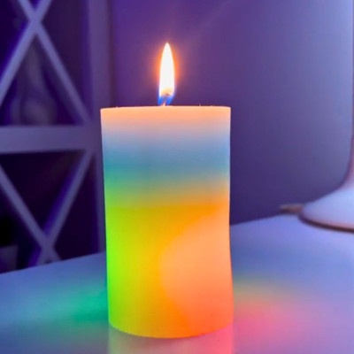 Воскова свічка з підсвічуванням світлодіодна хамелеон Candled Magic LED міняюча колір магічна декоративна Воскова свічка з підсвічуванням світлодіодна хамелеон Candled Magic LED міняюча колір магічна декоративна