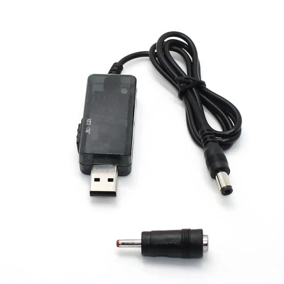 USB кабель для роутера від Power Bank перехідник перетворювач 9V 12V кабель живлення від повербанку USB кабель для роутера від Power Bank перехідник перетворювач 9V 12V кабель живлення від повербанку