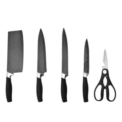 Набор кухонных ножей Knife set 8 предметов с подставкой и точилкой Набор кухонных ножей Knife set 8 предметов с подставкой и точилкой