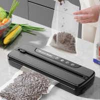 Вакууматор хатній пакувальник із пакетами автоматичний Vacuum Sealer Вакуумний побутовий апарат для пакування продуктів Вакууматор хатній пакувальник із пакетами автоматичний Vacuum Sealer Вакуумний побутовий апарат для пакування продуктів