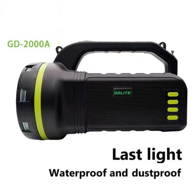 Портативна сонячна система GD 2000А автономна міні електростанція Power bank ліхтар для дачі та будинку Портативна сонячна система GD 2000А автономна міні електростанція Power bank ліхтар для дачі та будинку
