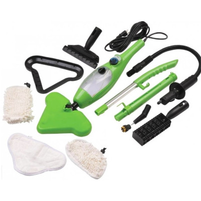 Швабра паровая 5 в 1 пароочиститель электрошвабра универсальная H2O Steam Cleaner Mop X5 Зеленая Швабра паровая 5 в 1 пароочиститель электрошвабра универсальная H2O Steam Cleaner Mop X5 Зеленая