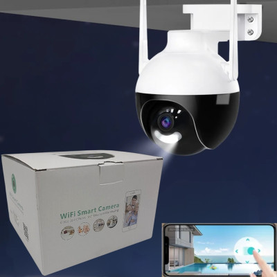 Камера видеонаблюдения уличная N18 6MP WiFi поворотная система с микрофоном IP камера с удаленным доступом