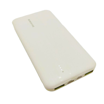Power bank 10000 mAh BOROFONE белый портативный внешний аккумулятор зарядное устройство повербанк usb Type-C
