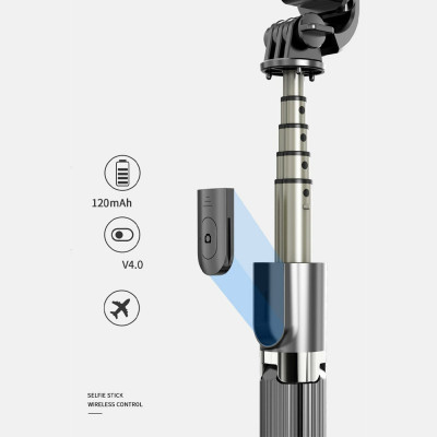 Селфі палиця монопод для телефону Bluetooth Selfie Stick Бездротовий трипод селфістік з блютуз пультом L03 Селфі палиця монопод для телефону Bluetooth Selfie Stick Бездротовий трипод селфістік з блютуз пультом L03