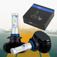 Светодиодные LED лампы для фар S1 HB4 9006 Автомобильные лампы 2 шт в комплекте