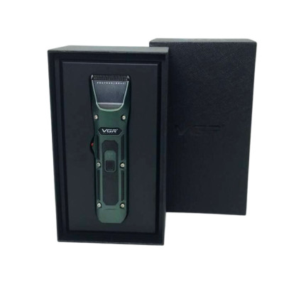 Акумуляторна машинка для стрижки волосся VGR V696 портативна з usb зарядкою 4 насадками та підставкою Акумуляторна машинка для стрижки волосся VGR V696 портативна з usb зарядкою 4 насадками та підставкою