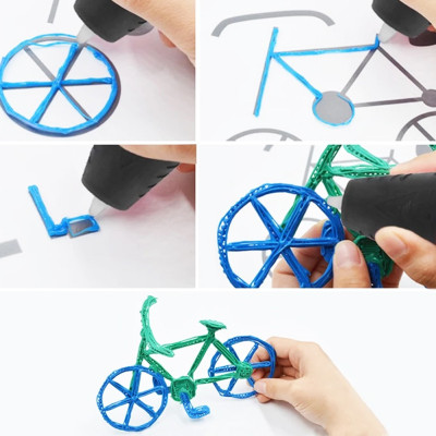 3D Ручка для дітей 3Д ручка 3 покоління з дисплеєм LCD Pen 3 фіолетова Набір з Еко Пластиком та трафаретом 3D Ручка для дітей 3Д ручка 3 покоління з дисплеєм LCD Pen 3 фіолетова Набір з Еко Пластиком та трафаретом