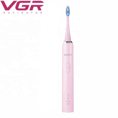 Электрическая зубная щетка VGR V 805 ультразвуковая USB электрощетка на аккумуляторе пульсирующая Электрическая зубная щетка VGR V 805 ультразвуковая USB электрощетка на аккумуляторе пульсирующая