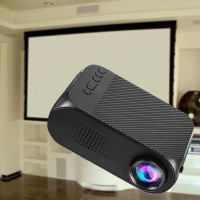 Портативний міні проектор для будинку Projector LED YG320 чорний з динаміком домашній лід проектор Портативний міні проектор для будинку Projector LED YG320 чорний з динаміком домашній лід проектор