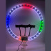 Светодиодная кольцевая лампа RGB 3D 45 см со штативом 2 м цветная двухсторонняя LED Селфи кольцо Светодиодная кольцевая лампа RGB 3D 45 см со штативом 2 м цветная двухсторонняя LED Селфи кольцо