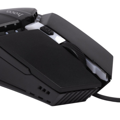 Клавиатура с мышкой настольная RGB подсветкой для ПК Hoco GM18 клава игровая светодиодная для компьютера Клавиатура с мышкой настольная RGB подсветкой для ПК Hoco GM18 клава игровая светодиодная для компьютера