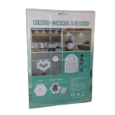 Светильник модульный LED RGB сенсорный шестигранный с пультом составная лампа соты настенные комплект 3 шт Светильник модульный LED RGB сенсорный шестигранный с пультом составная лампа соты настенные комплект 3 шт