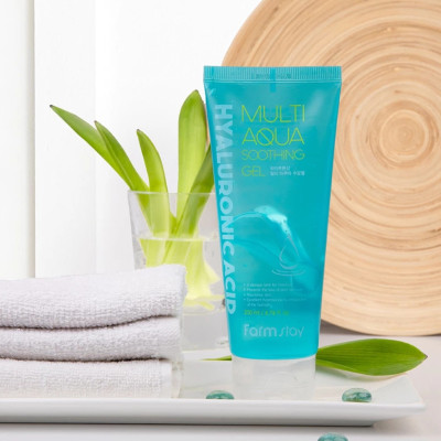 Успокаивающий гель с гиалуроновой кислотой Moisture Collagen Soothing Gel для лица и тела Успокаивающий гель с гиалуроновой кислотой Moisture Collagen Soothing Gel для лица и тела