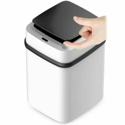 Відро для сміття сенсорне з автоматичною кришкою 10л Sensor Trash Box Розумне смарт на батарейках для кухні Відро для сміття сенсорне з автоматичною кришкою 10л Sensor Trash Box Розумне смарт на батарейках для кухні
