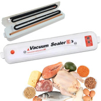 Вакууматор побутовий Vacuum Sealer апарат для пакування продуктів автоматичний вакуумний пакувальник Вакууматор побутовий Vacuum Sealer апарат для пакування продуктів автоматичний вакуумний пакувальник